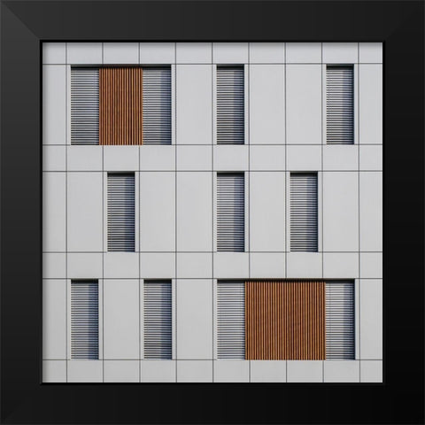 Eleven Black Modern Wood Framed Art Print by Vangindertael (Lagrange), Luc