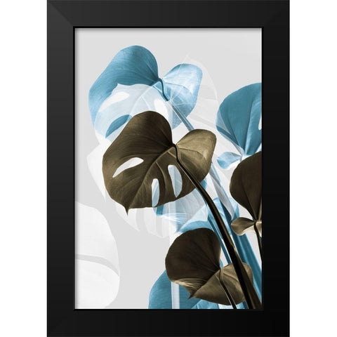 Monstera Creative 13 Black Modern Wood Framed Art Print by Artographie Studio