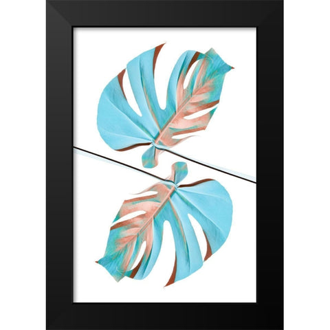 Ying Yang 05 Black Modern Wood Framed Art Print by Artographie Studio