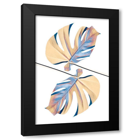 Ying Yang 07 Black Modern Wood Framed Art Print by Artographie Studio