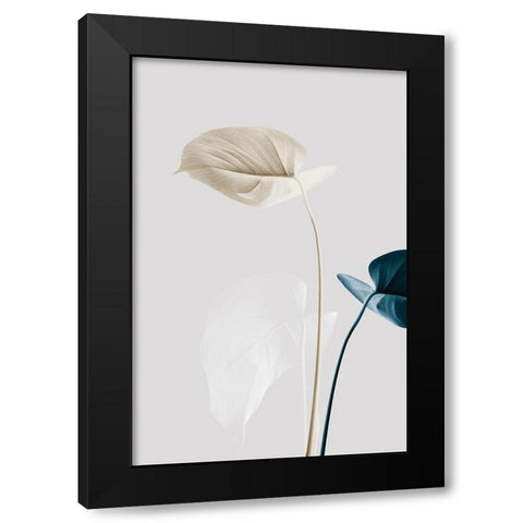 Monstera Creative 22 Black Modern Wood Framed Art Print by Artographie Studio