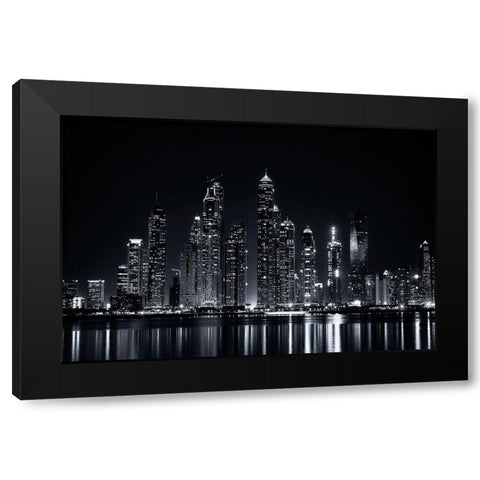 Lost Souls Black Modern Wood Framed Art Print with Double Matting by Raof, Mohamed