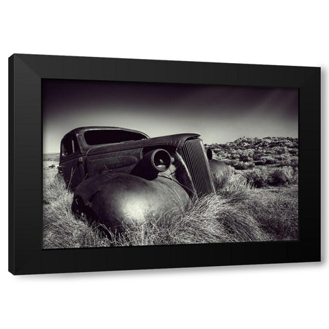 Disposed Black Modern Wood Framed Art Print by Kreiten, Mike