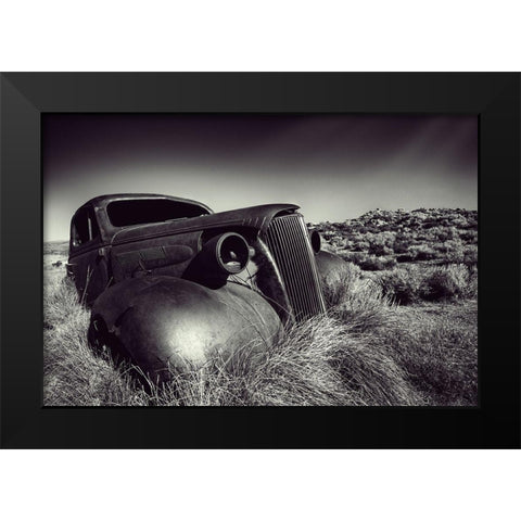Disposed Black Modern Wood Framed Art Print by Kreiten, Mike