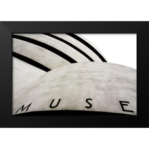 Museum Black Modern Wood Framed Art Print by Bertazzi, Flavio