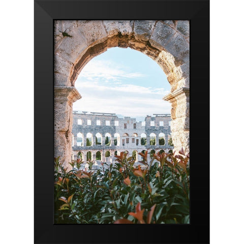 Frame Black Modern Wood Framed Art Print by Cotuna, Lilla