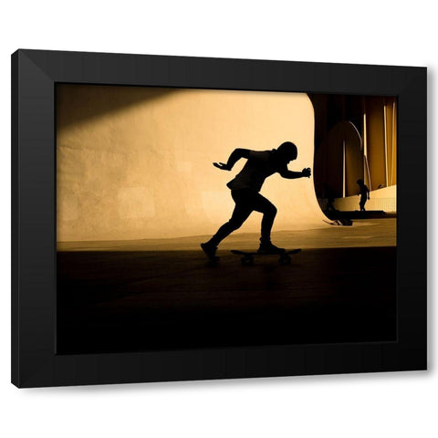 Sevilla 5 Black Modern Wood Framed Art Print by Carrion, Blas