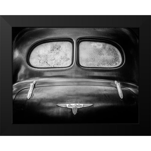 DeSoto 1937 Black Modern Wood Framed Art Print by Gustafsson, Torbjorn