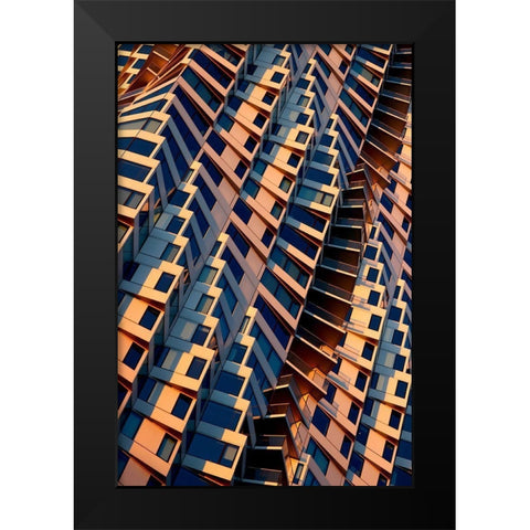 The Light before the Storm Black Modern Wood Framed Art Print by Wechsler, Robin