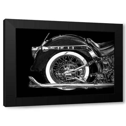 Harley Black Modern Wood Framed Art Print by Philippe, Laruelle