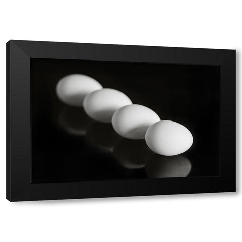 Parallel Worlds Black Modern Wood Framed Art Print by Weber, Kate