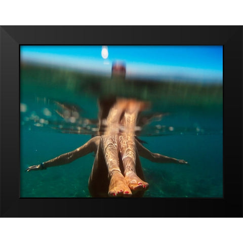 Summer day Black Modern Wood Framed Art Print by Belda, Rafael