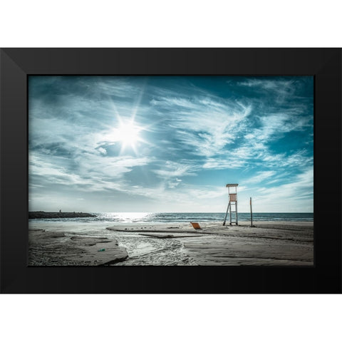 Winter time Black Modern Wood Framed Art Print by Principato, Antonio