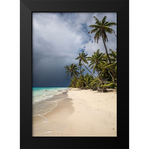 See the storm coming Black Modern Wood Framed Art Print by Wrobel, Karsten