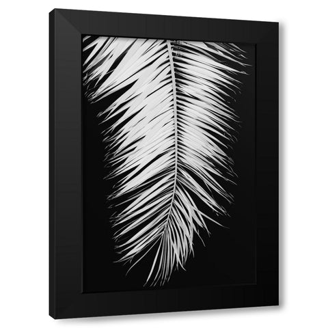 Palmblad 004 Black Modern Wood Framed Art Print by Artographie Studio