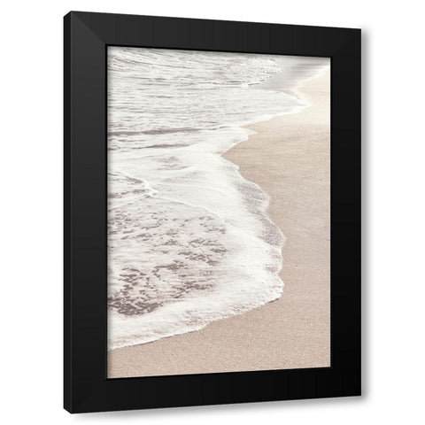 Beach 006 Black Modern Wood Framed Art Print by Artographie Studio
