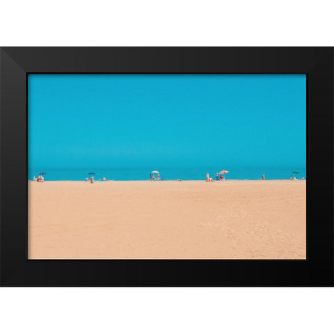 Rest In Sea Black Modern Wood Framed Art Print by Ruoli, Roberto