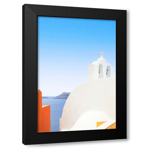 A splash of orange Black Modern Wood Framed Art Print by Wride, Linda