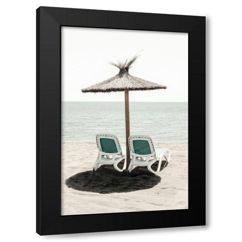 Solaris 02 Black Modern Wood Framed Art Print by Artographie Studio
