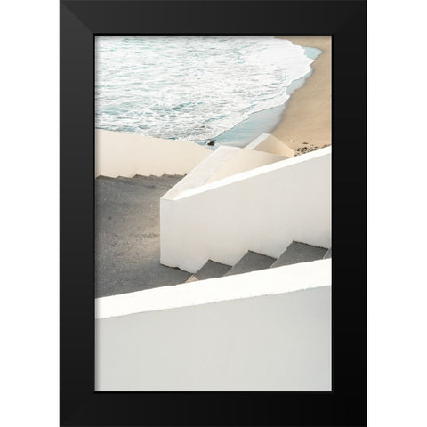 Solaris 11 Black Modern Wood Framed Art Print by Artographie Studio