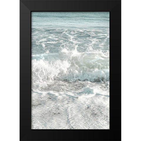 Solaris 10 Black Modern Wood Framed Art Print by Artographie Studio