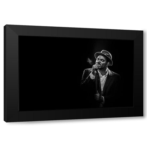 Ben lOncle Soul Black Modern Wood Framed Art Print by Christophe