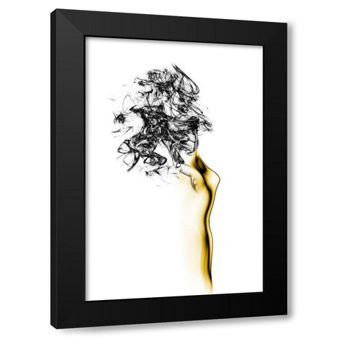 Naked 2 Black Modern Wood Framed Art Print with Double Matting by Marini, Roberto