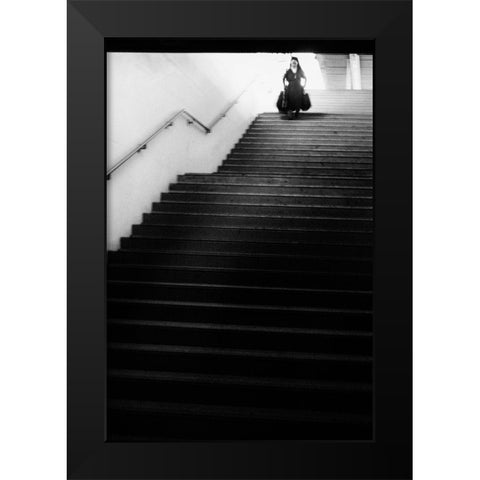 Too Much Heaven Black Modern Wood Framed Art Print by Mexia, Laura