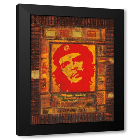 Libertad III Black Modern Wood Framed Art Print by Candon, Frederick
