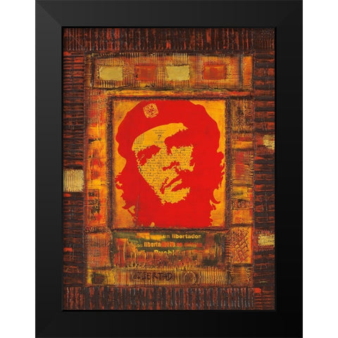 Libertad III Black Modern Wood Framed Art Print by Candon, Frederick