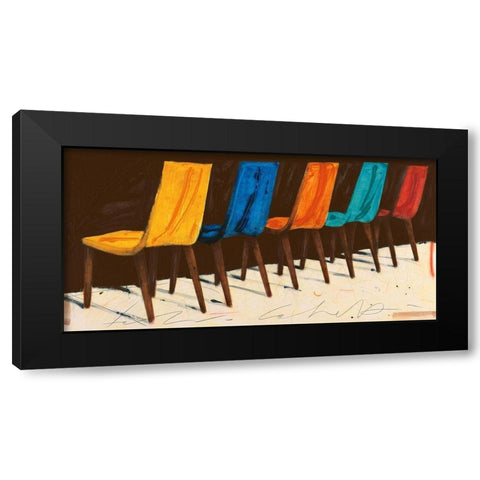 Spazio Nuovo Black Modern Wood Framed Art Print by Calvetti, Fabio