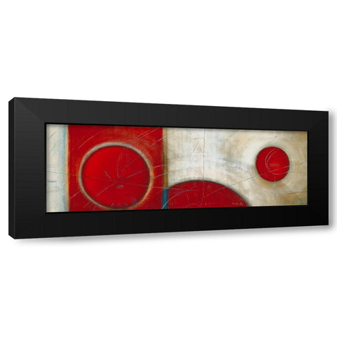 Realites Black Modern Wood Framed Art Print by Becam, Carole