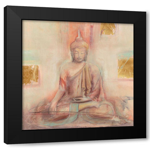 Buddha I Black Modern Wood Framed Art Print by Amrhein, Elvira