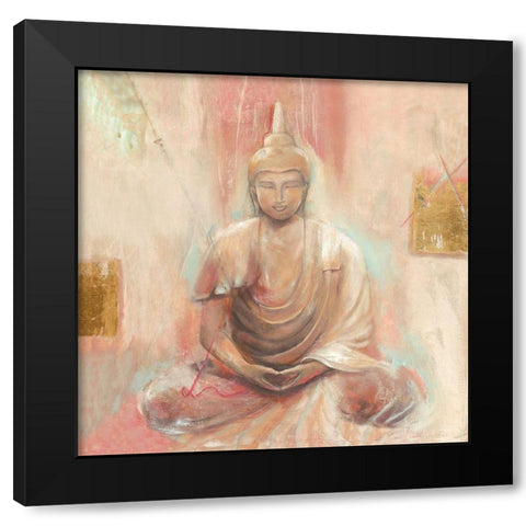 Buddha II Black Modern Wood Framed Art Print by Amrhein, Elvira