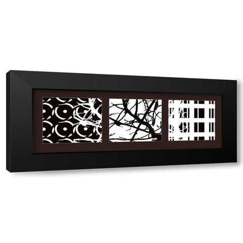 Nature II Black Modern Wood Framed Art Print by Talva Design
