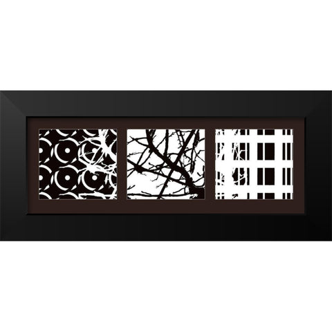 Nature II Black Modern Wood Framed Art Print by Talva Design