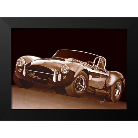 427 Under the Light Black Modern Wood Framed Art Print by Tempier, Guy