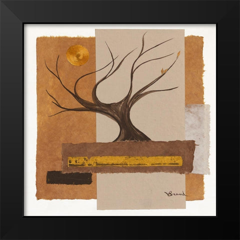 L arbre III Black Modern Wood Framed Art Print by Brand, Valerie