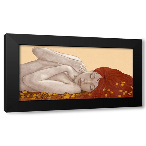 Sweet Dreams Black Modern Wood Framed Art Print with Double Matting by Gouskova, Olga