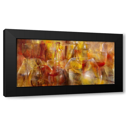 Party I Black Modern Wood Framed Art Print by Schmucker, Annette