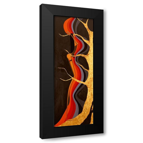 Plaisir subliminal I Black Modern Wood Framed Art Print by Natacha L.