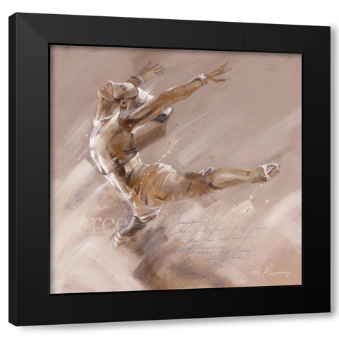 Free Black Modern Wood Framed Art Print with Double Matting by Meijering, Kitty