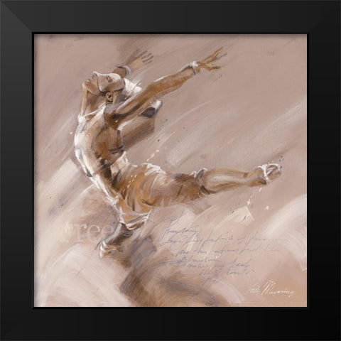 Free Black Modern Wood Framed Art Print by Meijering, Kitty