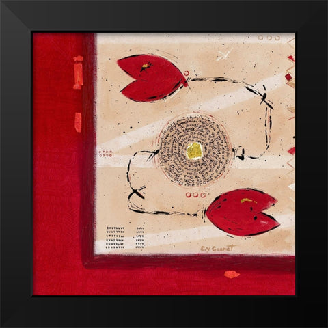 Attrape moi…si tu veux Black Modern Wood Framed Art Print by Grenet, Catherine