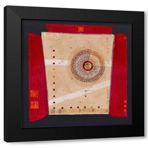 Premier soleil Black Modern Wood Framed Art Print by Grenet, Catherine