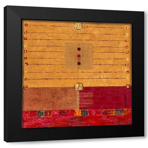 Escale touareg Black Modern Wood Framed Art Print by Grenet, Catherine