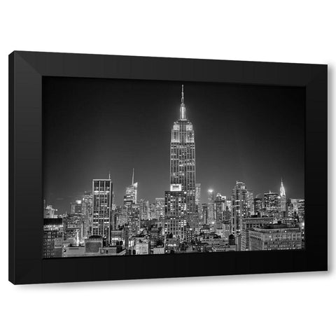230 5th Avenue Black Modern Wood Framed Art Print with Double Matting by Terrible, Aurelien