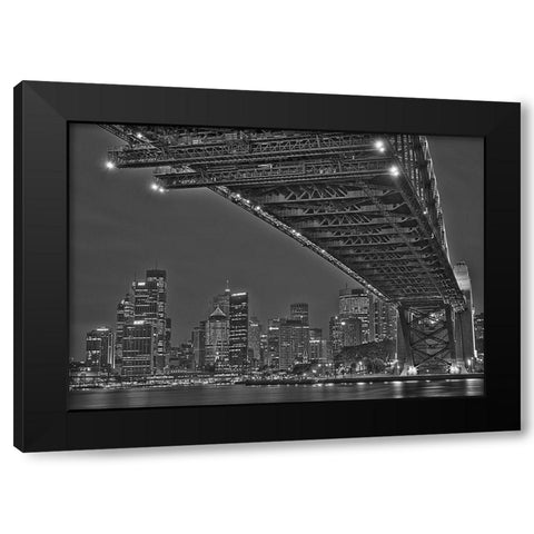 Luna Park is closed Black Modern Wood Framed Art Print by Terrible, Aurelien