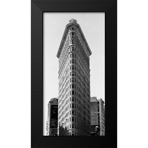 New York Flatiron III Black Modern Wood Framed Art Print by Butcher, Dave
