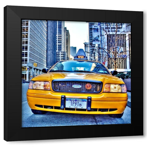 1P91 Black Modern Wood Framed Art Print by Terrible, Aurelien